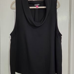 Vince Camuto Black Cowl Neck Blouse